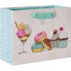 Papyrus Gift Bags – Designed by Bella Pilar (Desserts) for Birthdays, Bridal Showers, Baby Showers and All Occasions (2 Bags, 1 Large 13″, 1 Medium 9″)(Desserts)