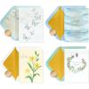 imagePapyrus Deluxe Boxed Sympathy Card Assortment Flowers and Butterflies 4CountDEEPEST SYMPATHY