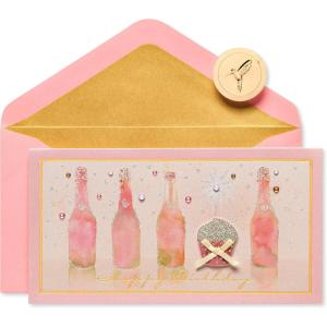Papyrus Thank You Cards with Envelopes, Daisies and Drinks (2-Count)(Cupcake & Bubbly Kind of Day)