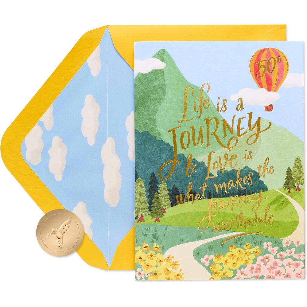 imagePapyrus Anniversary Card  Designed by House of Turnowsky Another Year of FunFSC Hot Air Balloon Pop Up