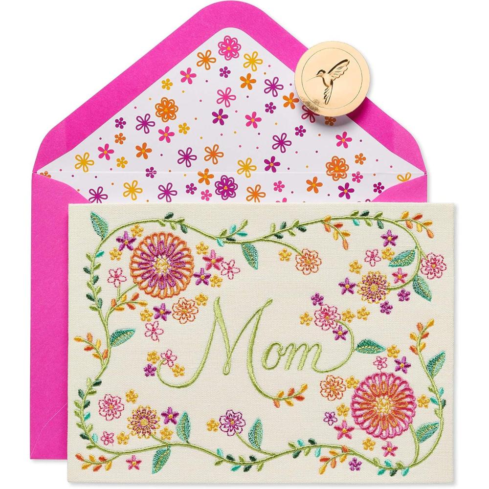 imagePapyrus Birthday Card for Mom  Designed by House of Turnowsky Wishes From The HeartWonderful Day