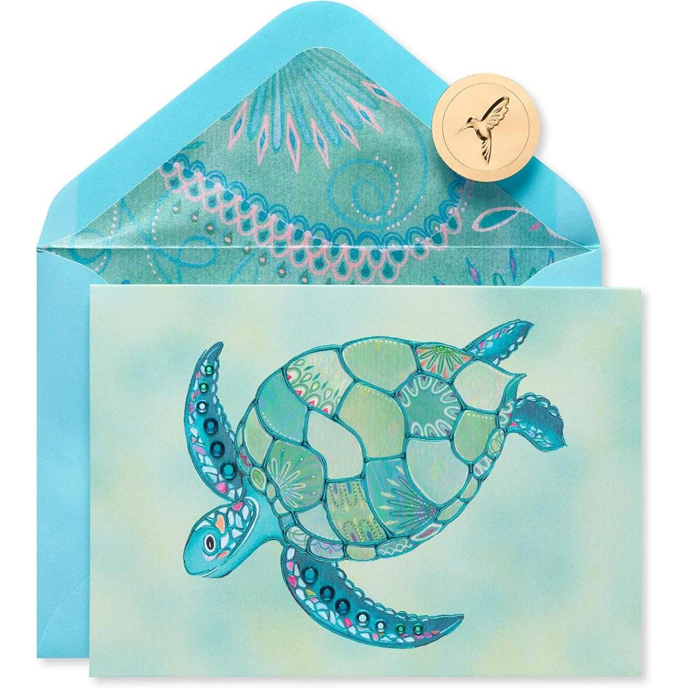 imagePapyrus Blank Card  Designed by House of Turnowsky WhalesMosaic Turtle
