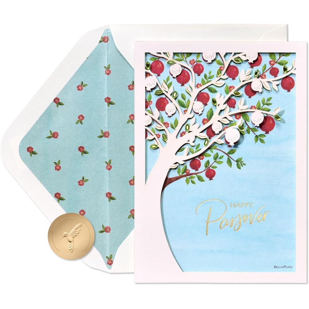 imagePapyrus Passover Card Special SederFSC Pomegranate Tree