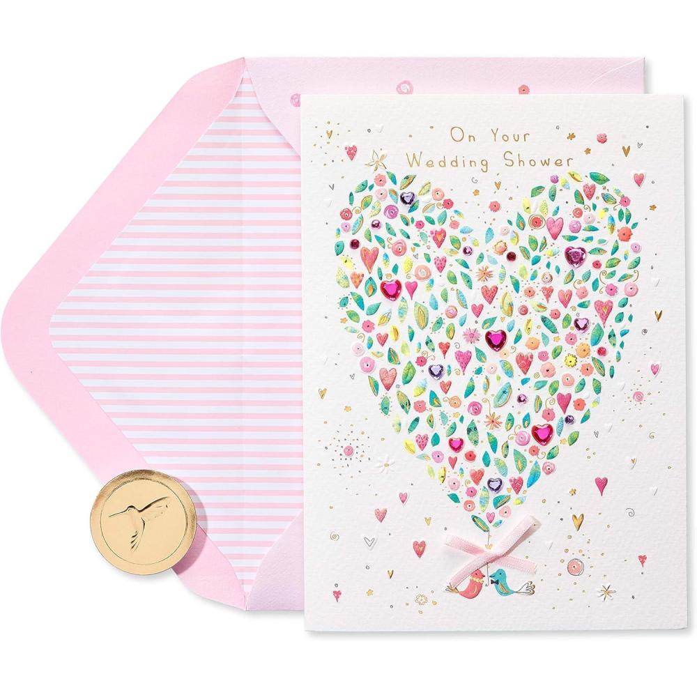 imagePapyrus Wedding Shower Card  Designed by House of Turnowsky Happiness Laughter and LoveHappiness  Laughter and Love