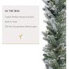 Papyrus 2 Pack of 9 ft Pre-Lit Blue Spruce Garland, Artificial, Warm White Light, Battery Powered, Indoor/Outdoor(9 ft Frosted)