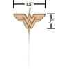 Papyrus Birthday Candles, Wonder Woman Stars Cake Topper (8-Count)(Wonder Woman Stars Cake Topper)