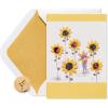 imagePapyrus Premium Blank Quilling Card Floral WreathSunflower Girl