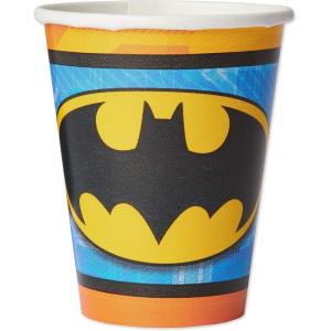 American Greetings Batman Party Supplies, Paper Dinner Plates (40-Count)(9 Oz. Paper Cups)