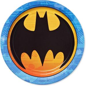 American Greetings Batman Party Supplies, Paper Dinner Plates (40-Count)(Paper Dinner Plates)