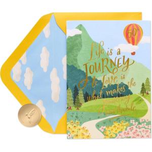 Papyrus Anniversary Card – Designed by House of Turnowsky (Another Year of Fun)(FSC Hot Air Balloon Pop Up)