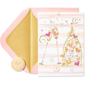 Papyrus Anniversary Card for Couple – Designed by House of Turnowsky (A Special Toast)(A Special Toast)