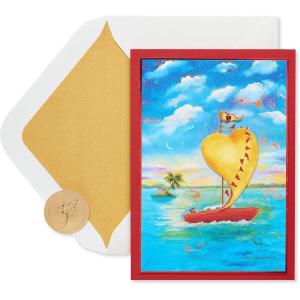 Papyrus Anniversary Card for Couple – Designed by House of Turnowsky (A Special Toast)(Sailboat)