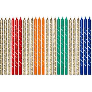 Papyrus Birthday Candles, Harry Potter Cake Topper (9-Count)(Tall Tapers)