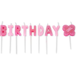 Papyrus Birthday Candles, Wonder Woman Stars Cake Topper (8-Count)(Girl Birthday)