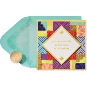 Papyrus Birthday Card – Designed by House of Turnowsky (Life’s Every Happiness)(Generations in the Making  Beaded Patterning)