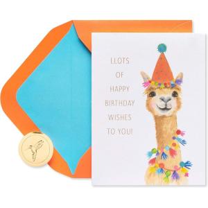 Papyrus Birthday Card (Bright and Happy Wishes)(Have Fun)