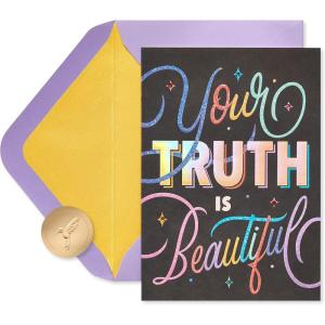 Papyrus Birthday Card for LGBTQIA+ (You Always Will Be Gaymazing)(Just Like You)