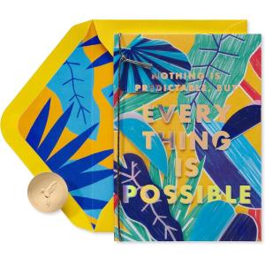 Papyrus Blank Card for Her – Illustrated by Cathy Williams (Beautiful Soul)(Everything Is Possible)