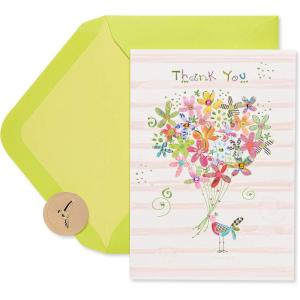 Papyrus Blank Thank You Card (Hummingbirds)(Birdie)