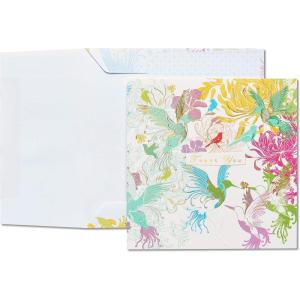 Papyrus Blank Thank You Card (Hummingbirds)(Hummingbirds)