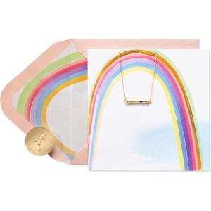 Papyrus Friendship Card for Her – Illustrated by Aminah Dantzler (Fierce-fully and Wonderfully Made)(Rainbow Necklace)