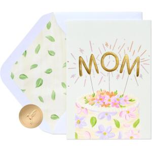 Papyrus Mothers Day Card For Mom (Love You So Much)(FSC Mom Sparkler Cake)