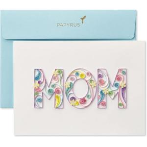 Papyrus Mothers Day Card For Mom (Love You So Much)(Quilling Mom)