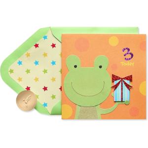 Papyrus Religious Birthday Card – Illustrated by Sandra K Pena (God Shines In You, Stained Glass)(Hoppiest Birthday Ever)