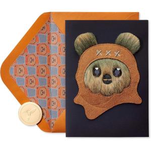 Papyrus Star Wars Birthday Card (You Rebel)(Leather Ewok)