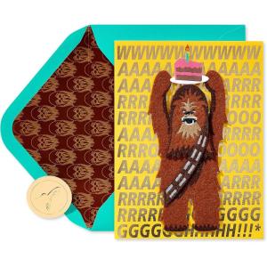Papyrus Star Wars Birthday Card (You Rebel)(Wookie for Happy Birthday)