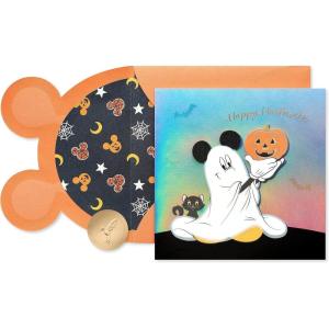 Papyrus Star Wars Halloween Card (The Darkside)(Mickey Pumpkin)