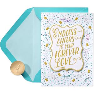 Papyrus Wedding Shower Card – Designed by House of Turnowsky (Happiness, Laughter and Love)(Forever Love)