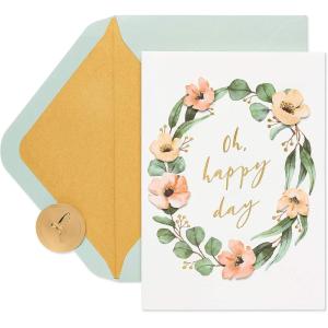 Papyrus Wedding Shower Card – Designed by House of Turnowsky (Happiness, Laughter and Love)(Wonderful Wish)