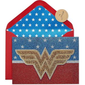 Papyrus Wonder Woman Birthday Card for Her (As Wonderful As You)(Wonder Woman)