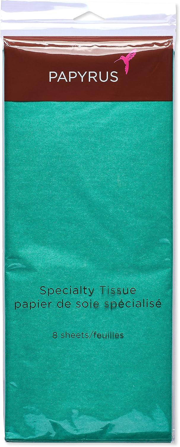 imagePapyrus 12 Sheet Tissue Paper Bright Multicolor for Gifts Decorations Crafts DIY and MoreTeal Tissue Paper