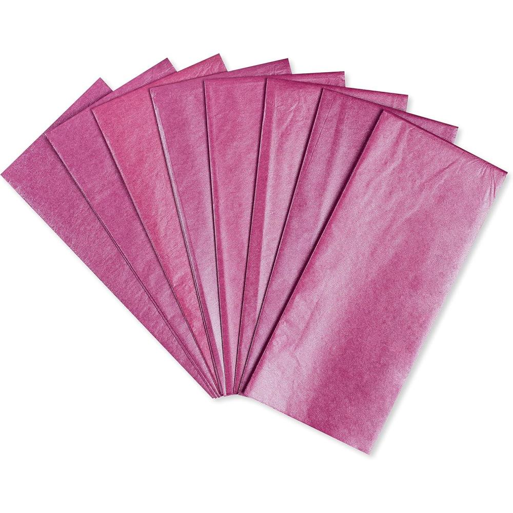 imagePapyrus 12 Sheet Tissue Paper Bright Multicolor for Gifts Decorations Crafts DIY and MoreSparkle Pink Tissue Paper