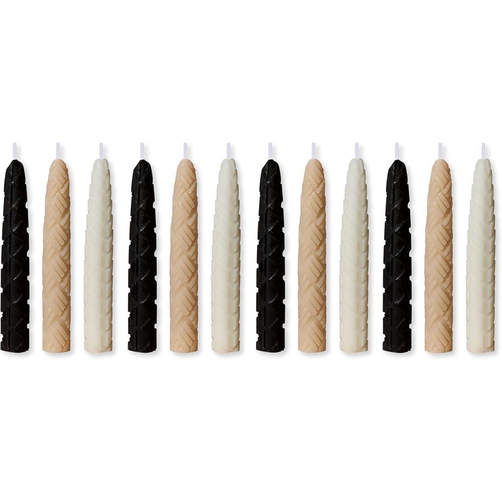 imagePapyrus Birthday Candles Aqua 12CountBlack  White