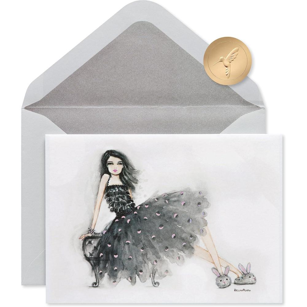 imagePapyrus Birthday Card for Her  Designed by Bella Pilar Make Amazing MemoriesFSC BUNNY SLIPPER GIRL