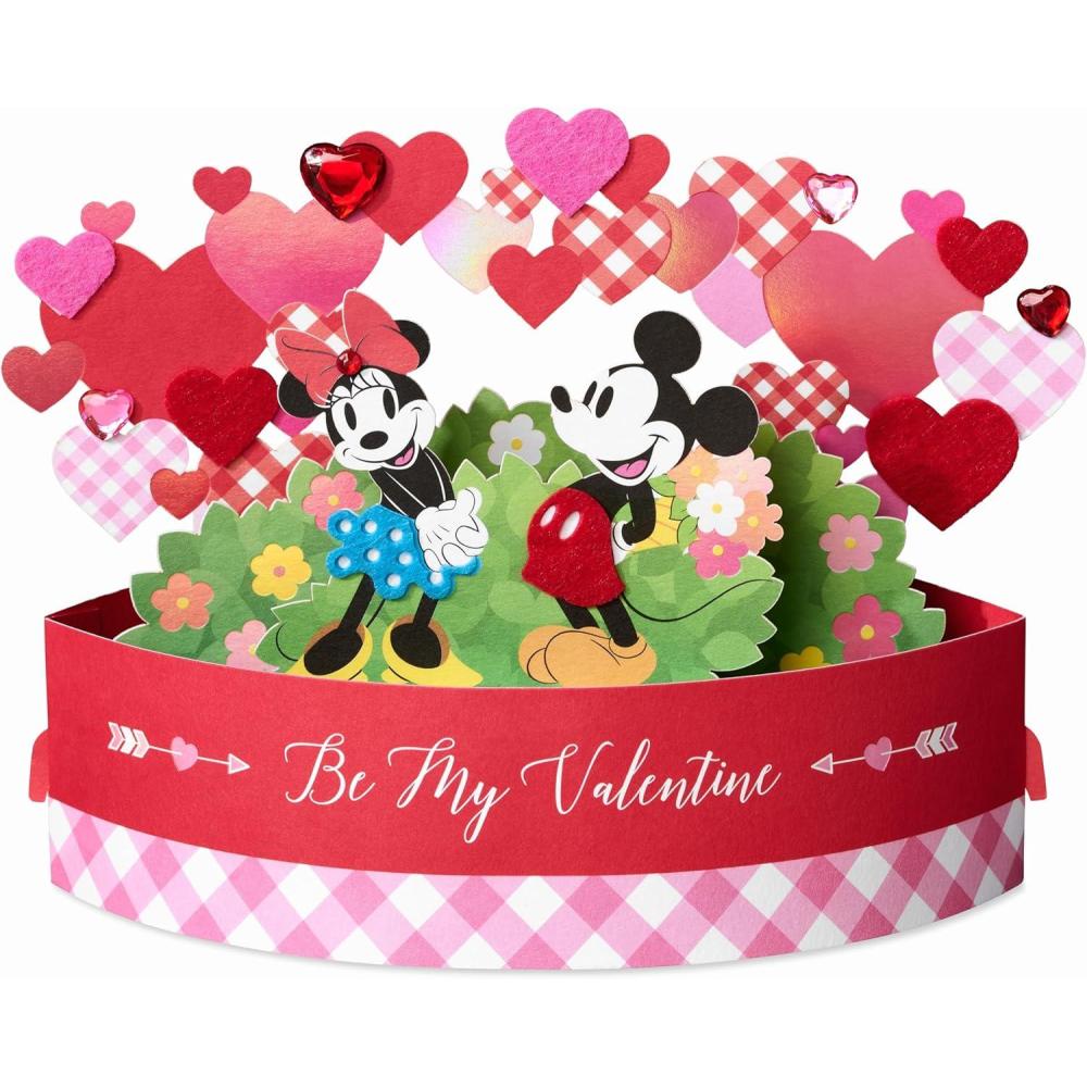 imagePapyrus Disney PopUp Valentines Day Card Mickey ampamp Minnie