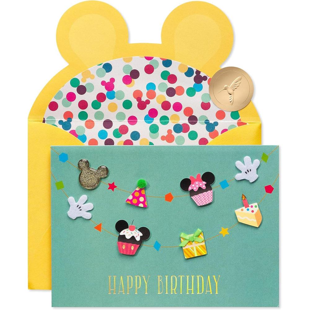 imagePapyrus Mickey and Minnie Mouse Birthday Card As Wonderful As YouSending Special Wishes