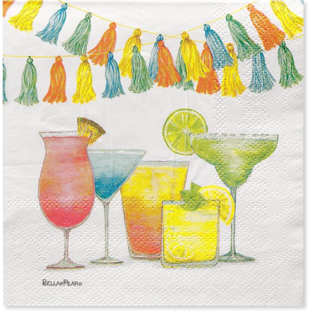 imagePapyrus Paper Dessert Plates  Designed by Bella Pilar Cocktails ampamp Tassels 8CountCocktails  Tassels  Beverage Napkins