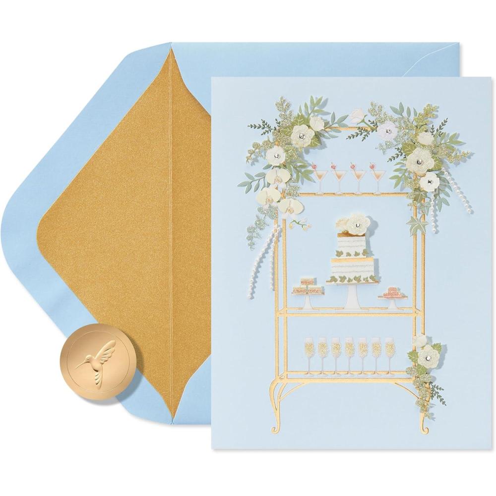 imagePapyrus Wedding Card  Designed By Bella Pilar Overflowing with LoveWedding Cart