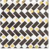 Black & Gold Rush Beverage Napkins  20-Count