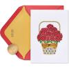 Gemmed Rose Basket