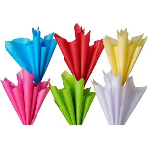 Papyrus 12 Sheet Tissue Paper (Bright Multicolor) for Gifts, Decorations, Crafts, DIY and More(Solid Colors Bundle)