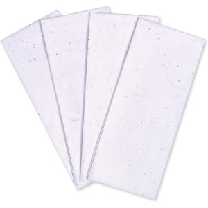Papyrus 4 Sheets Gold Tissue Paper for Birthdays, Crafts, DIY and More(White)