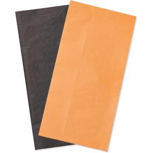 Papyrus 8 Sheet Halloween Tissue Paper, Orange and Black(Orange and Black)