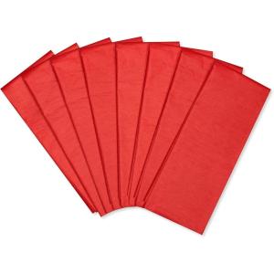 Papyrus 8 Sheet White Tissue Paper for Halloween, Thanksgiving, Christmas, Gifts, Decorations, Crafts, DIY and More(Scarlet Tissue Paper)
