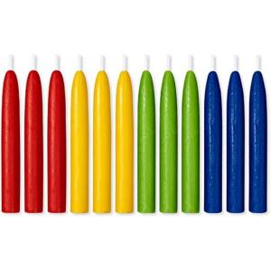 Papyrus Birthday Candles, Aqua (12-Count)(Primary Colors)