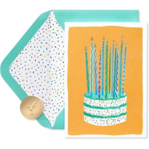 Papyrus Birthday Card – Designed by Bella Pilar (Surrounded By Laughter and Good Friends)(Wonderful Happy Birthday)